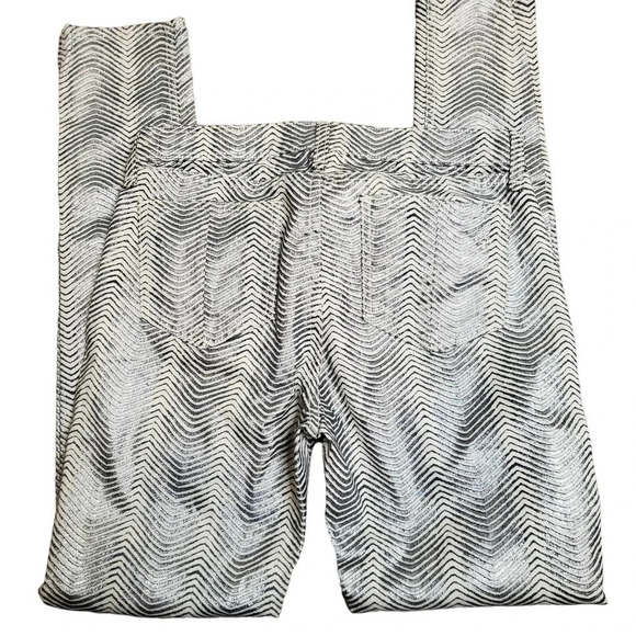 Rag & Bone The Legging Metallic Zebra Print Pants - Picture 6 of 6